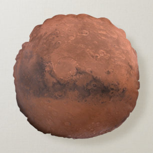 Planet Mars Runde Kissen