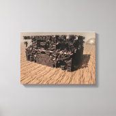 Planet Mars. Staubsturm. Leinwanddruck (Vorderseite)