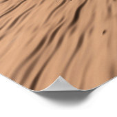 Planet Mars. Staubsturm. Poster (Ecke)