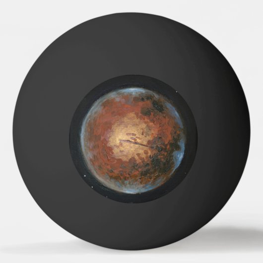 Planet-Mars Tischtennisball (Vorderseite)