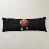 Planet Mars und Sterne Seitenschläferkissen (Rückseite)