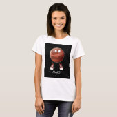 Planet Mars und Sterne T-Shirt (Vorne ganz)