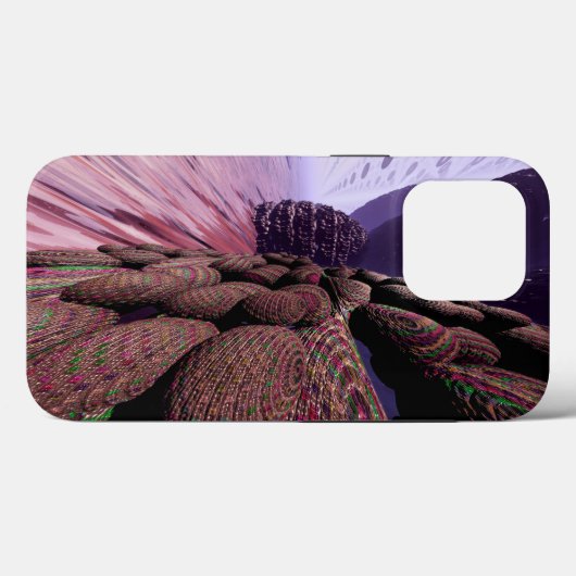 Planet Mars. Walls Surreal Futuristic Fraktal Art Case-Mate iPhone Hülle (Rückseite (Horizontal))