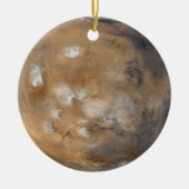 Planet Mars Weihnachtsbaum Keramik Ornament (Vorne)