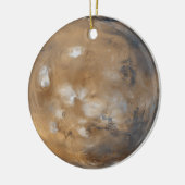 Planet Mars Weihnachtsbaum Keramik Ornament (Links)