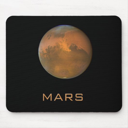 Planet-MarsVolloranansicht Mousepad (Vorne)