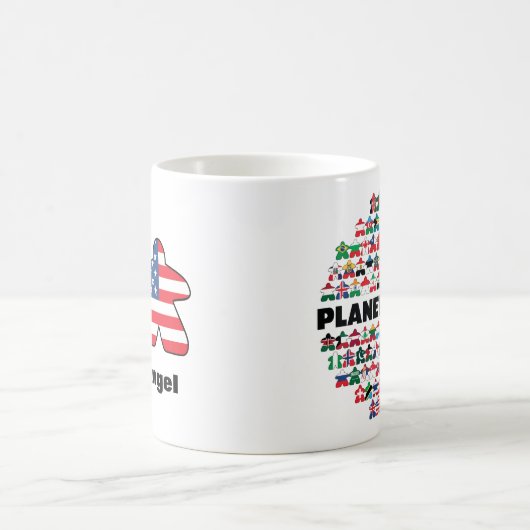 Planet Meeple Pals, UK & US Tasse (Mittel)