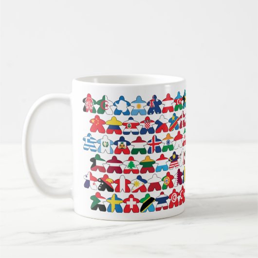 Planet Meeple-Tasse Kaffeetasse (Links)