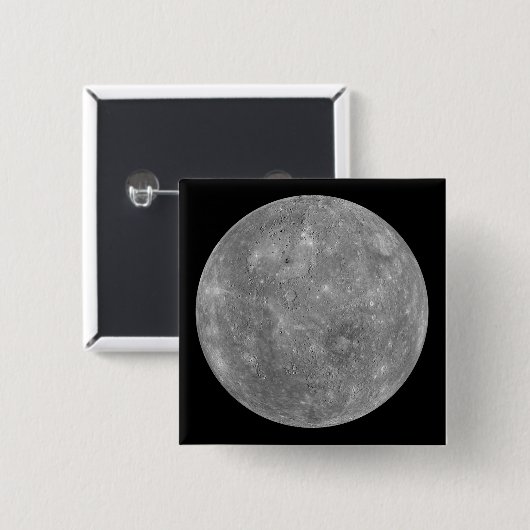 Planet Mercury Button (Vorne & Hinten)