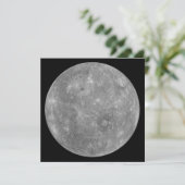 Planet Mercury Karte (Stehend Vorderseite)