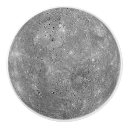 Planet Mercury Keramikknauf (Vorderseite)