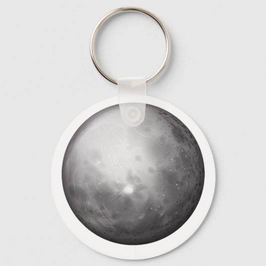 Planet Mercury Keychain Schlüsselanhänger (Vorderseite)