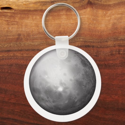 Planet Mercury Keychain Schlüsselanhänger (Vorderseite)