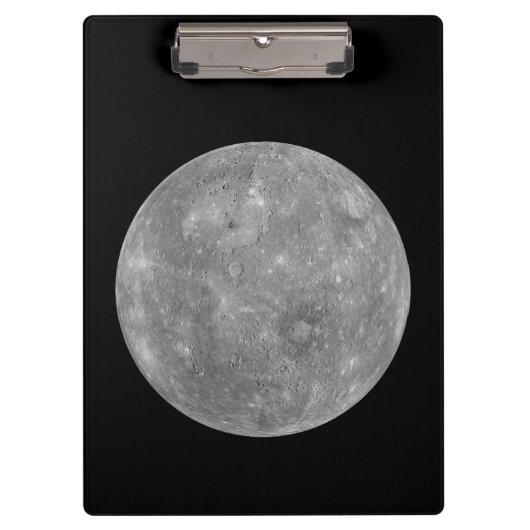Planet Mercury Klemmbrett (Vorderseite)