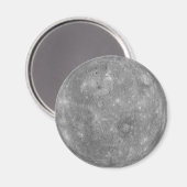 Planet Mercury Magnet (Vorderseite/Rückseite)