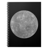 Planet Mercury Notizblock (Vorderseite)