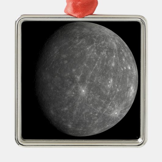 Planet Mercury Ornament Aus Metall (Vorne)