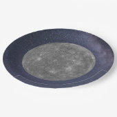 Planet Mercury Pappteller (Schrägansicht)
