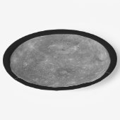 Planet Mercury Pappteller (Schrägansicht)