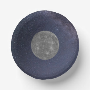 Planet Mercury Pappteller