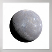 Planet Mercury Poster (Vorne)