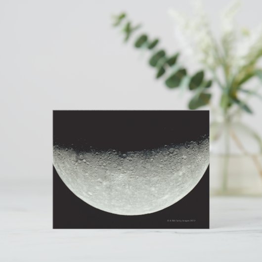 Planet Mercury Postkarte (Stehend Vorderseite)