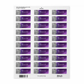 Planet Mercury Solar System Space Rücksendeadresse (Vorne)