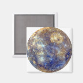 PLANET MERCURY v2 (Sonnensystem) ~ Magnet (Vorderseite/Rückseite)