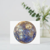 PLANET MERCURY v2 (Sonnensystem) ~ Postkarte (Stehend Vorderseite)