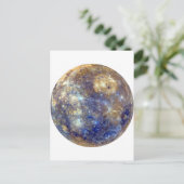 PLANET MERCURY v2 (Sonnensystem) ~ Postkarte (Stehend Vorderseite)