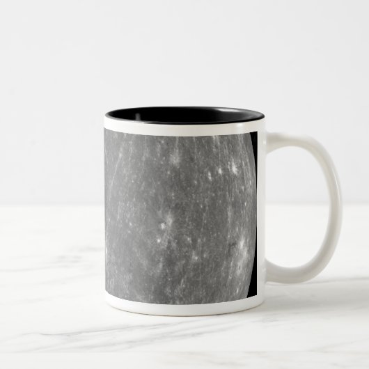 Planet Mercury Zweifarbige Tasse (Rechts)