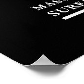 Planet Merkur detaillierte Astronomie Poster (Ecke)