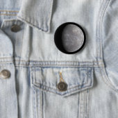 Planet Merkur im Weltraum Button (Beispiel)