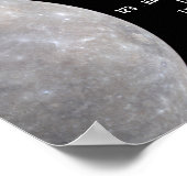 Planet-Merkur, Planetarium-Eventwerbung Poster (Ecke)