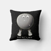 Planet Merkur & Stars Kissen (Rückseite)