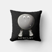 Planet Merkur & Stars Kissen (Vorderseite)