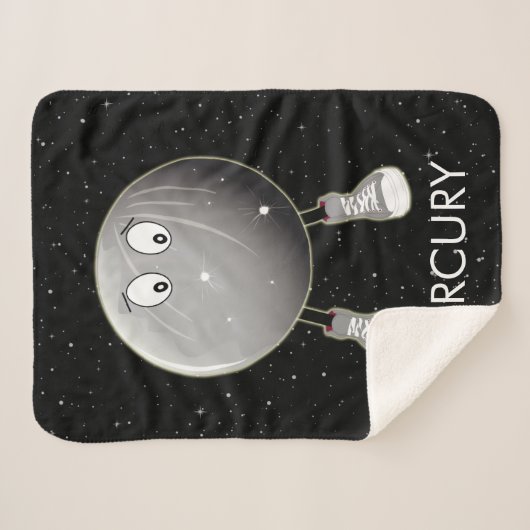 Planet Merkur & Stars Sherpadecke (Vorderseite (Horizontal))