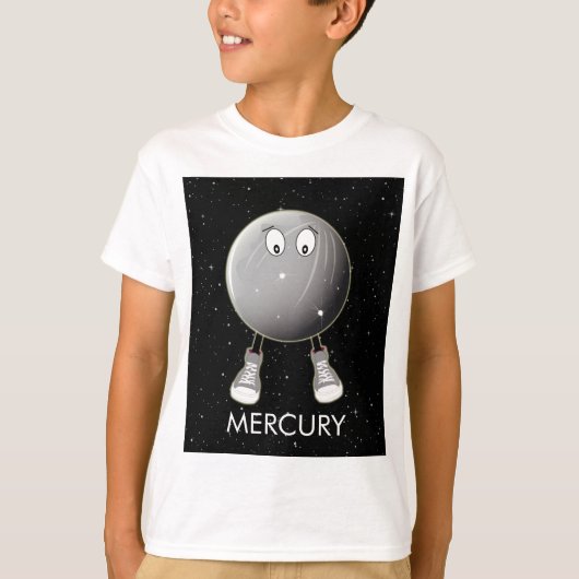 Planet Merkur & Stars T-Shirt (Vorderseite)