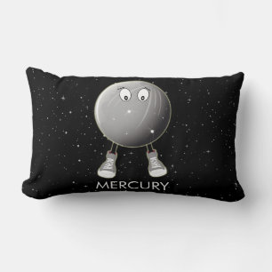 Planet Merkur & Sterne Lendenkissen
