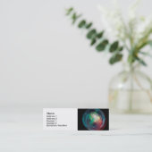 Planet Mini Visitenkarte (Stehend Vorderseite)