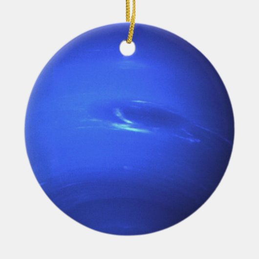 Planet Neptune Keramik Ornament (Vorne)