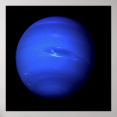 PLANET NEPTUNE natürlich (Sonnensystem) ~ Poster (Vorne)