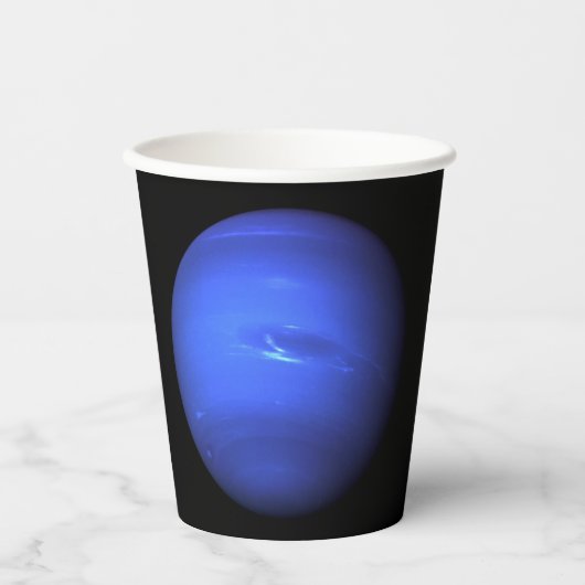 Planet Neptune Pappbecher (Vorderseite)