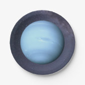 Planet Neptune Pappteller (Vorderseite)