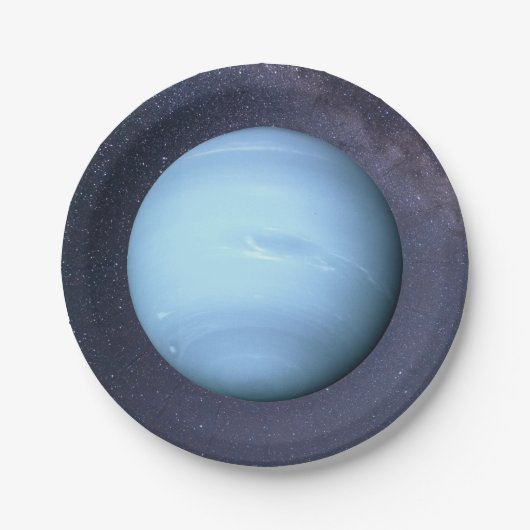 Planet Neptune Pappteller (Vorderseite)