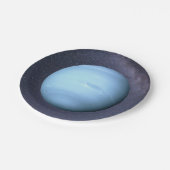 Planet Neptune Pappteller (Schrägansicht)