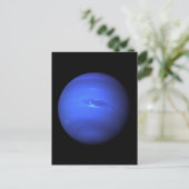 Planet Neptune Postkarte (Stehend Vorderseite)