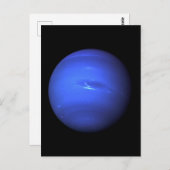 Planet Neptune Postkarte (Vorne/Hinten)