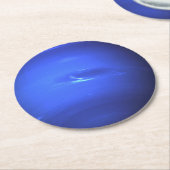 Planet Neptune Round Paper Untersetzer (Angewinkelt)