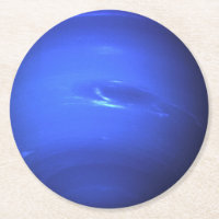 Planet Neptune Round Paper Untersetzer